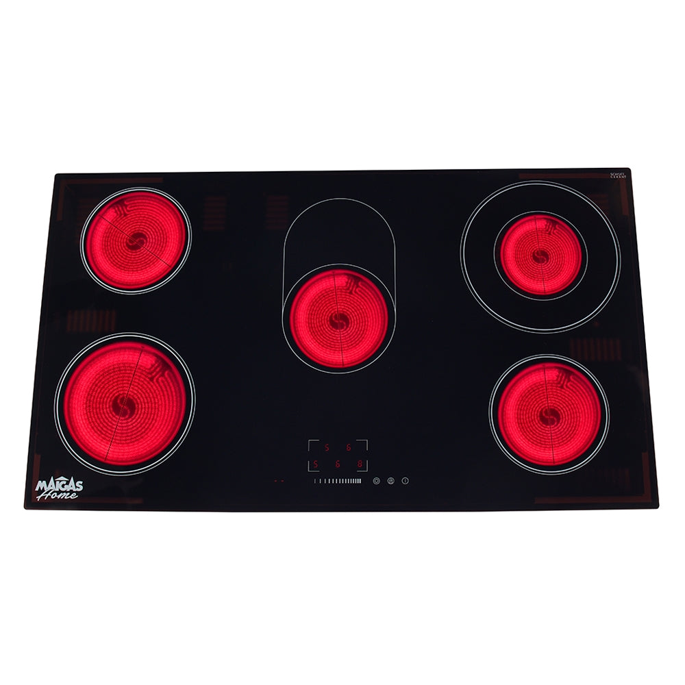 ENCIMERA VITROCERAMICA 5 QUEMADORES DELUXE