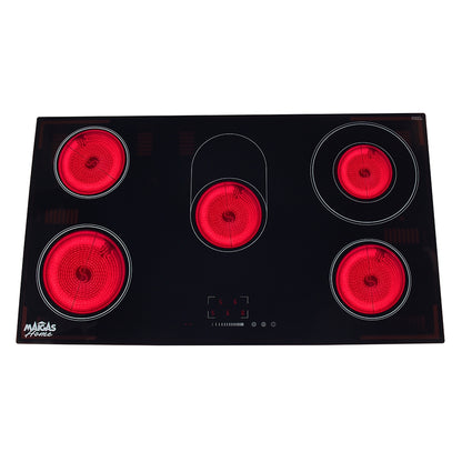 ENCIMERA VITROCERAMICA 5 QUEMADORES DELUXE