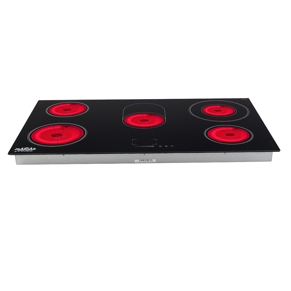 ENCIMERA VITROCERAMICA 5 QUEMADORES DELUXE