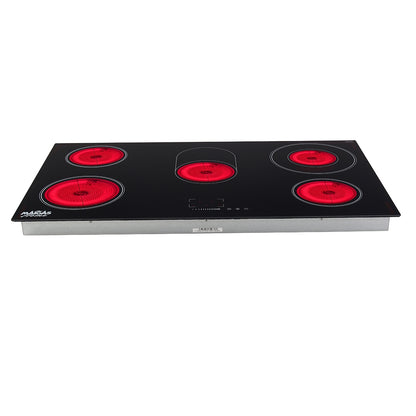 ENCIMERA VITROCERAMICA 5 QUEMADORES DELUXE