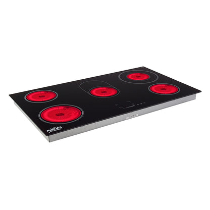 ENCIMERA VITROCERAMICA 5 QUEMADORES DELUXE