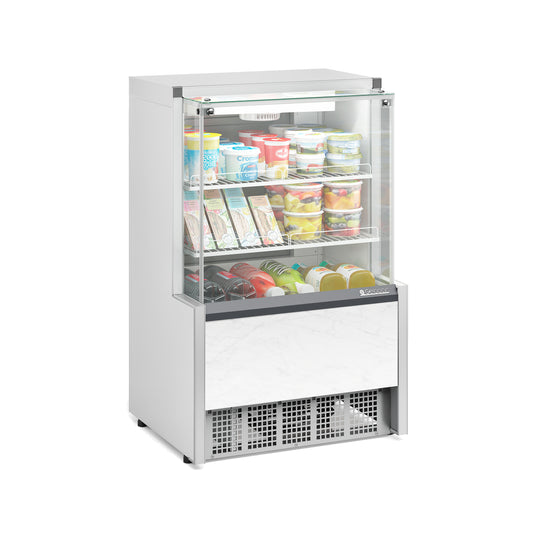 Vitrina mural refrigerada 750 mm. Blanca