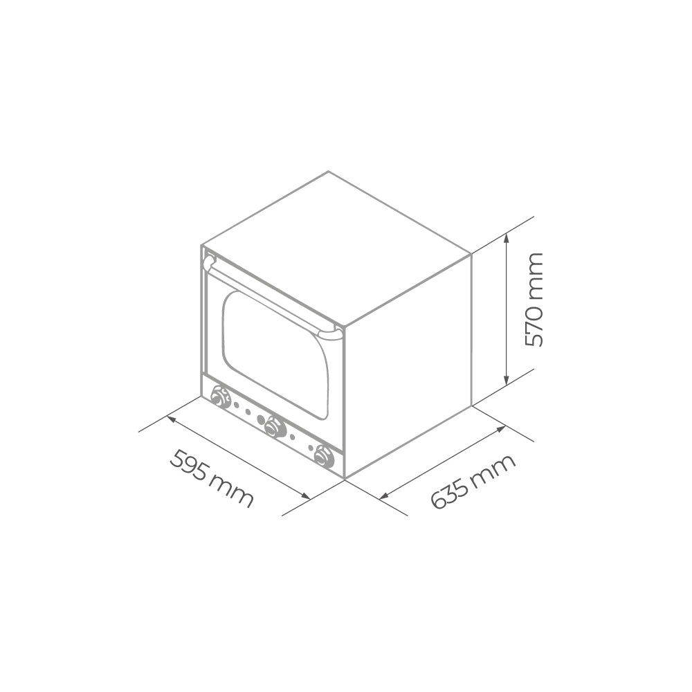 Horno Convector 4 B.  Vapor + Grill
