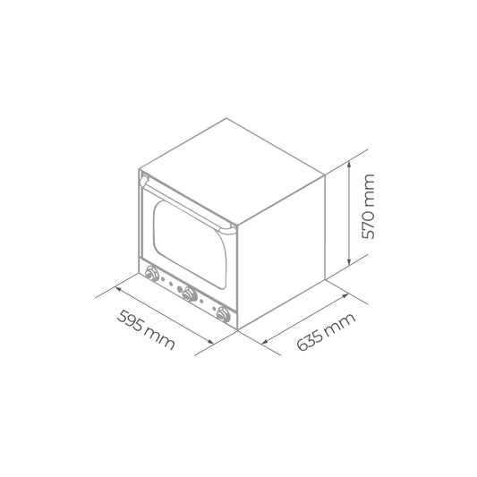 Horno Convector 4 B.  Vapor + Grill
