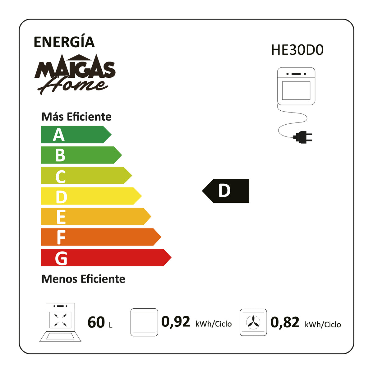 HORNO EMPOTRABLE ELECTRICO (7NM30T0)