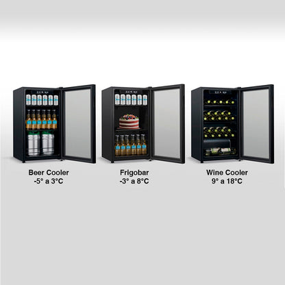 WINE / BEER  COOLER 96 LT. NEGRO