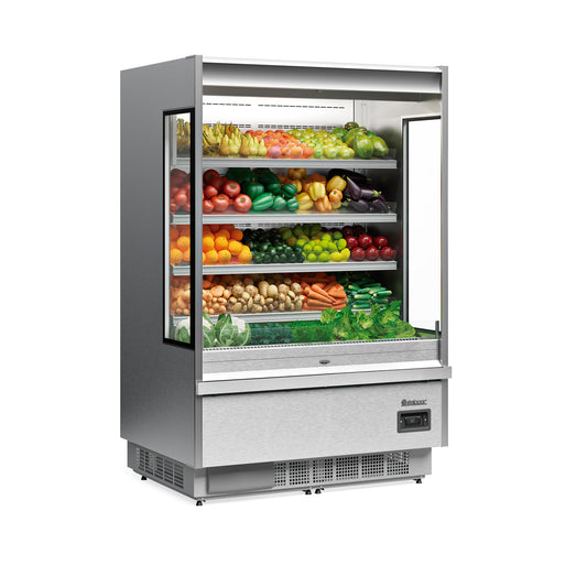 Expositor Mural refrigerado  1.300 mm. Gris
