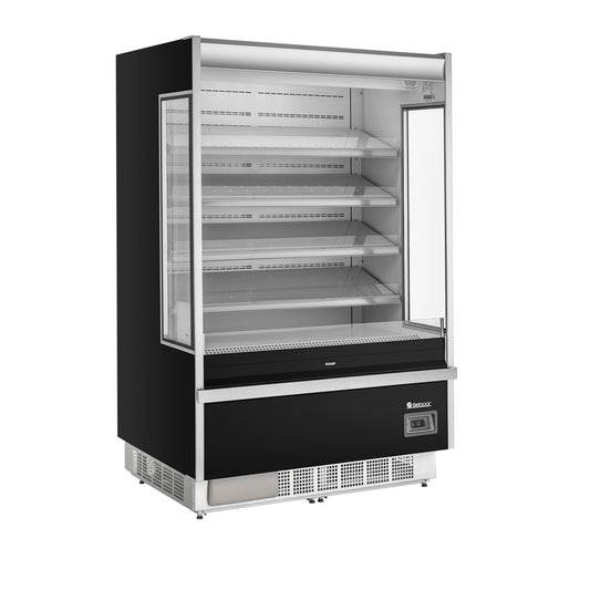 Expositor Mural refrigerado  1.300 mm. Negro