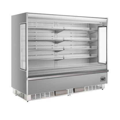 Expositor Mural refrigerado 2.400 mm. Gris