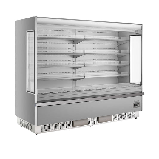 Expositor Mural refrigerado 2.400 mm. Gris