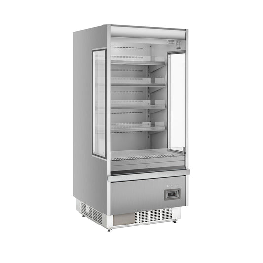 Expositor Mural refrigerado  900 mm. Gris