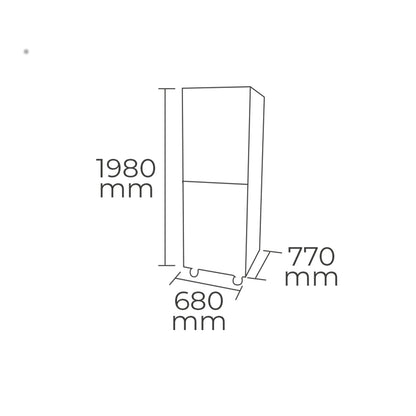 Congelador A.I.  2 puerta 500 lts
