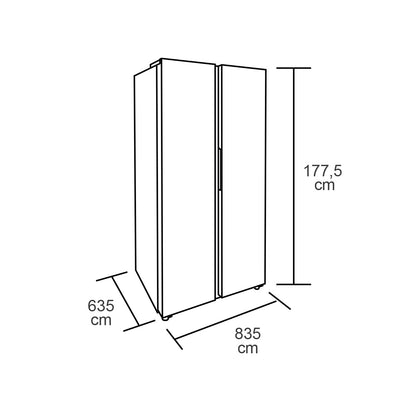 Refrigerador Side By Side 442 lts