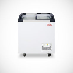 CONGELADOR DUAL TIPO ISLA VIDRIO CURVO DE 163 L