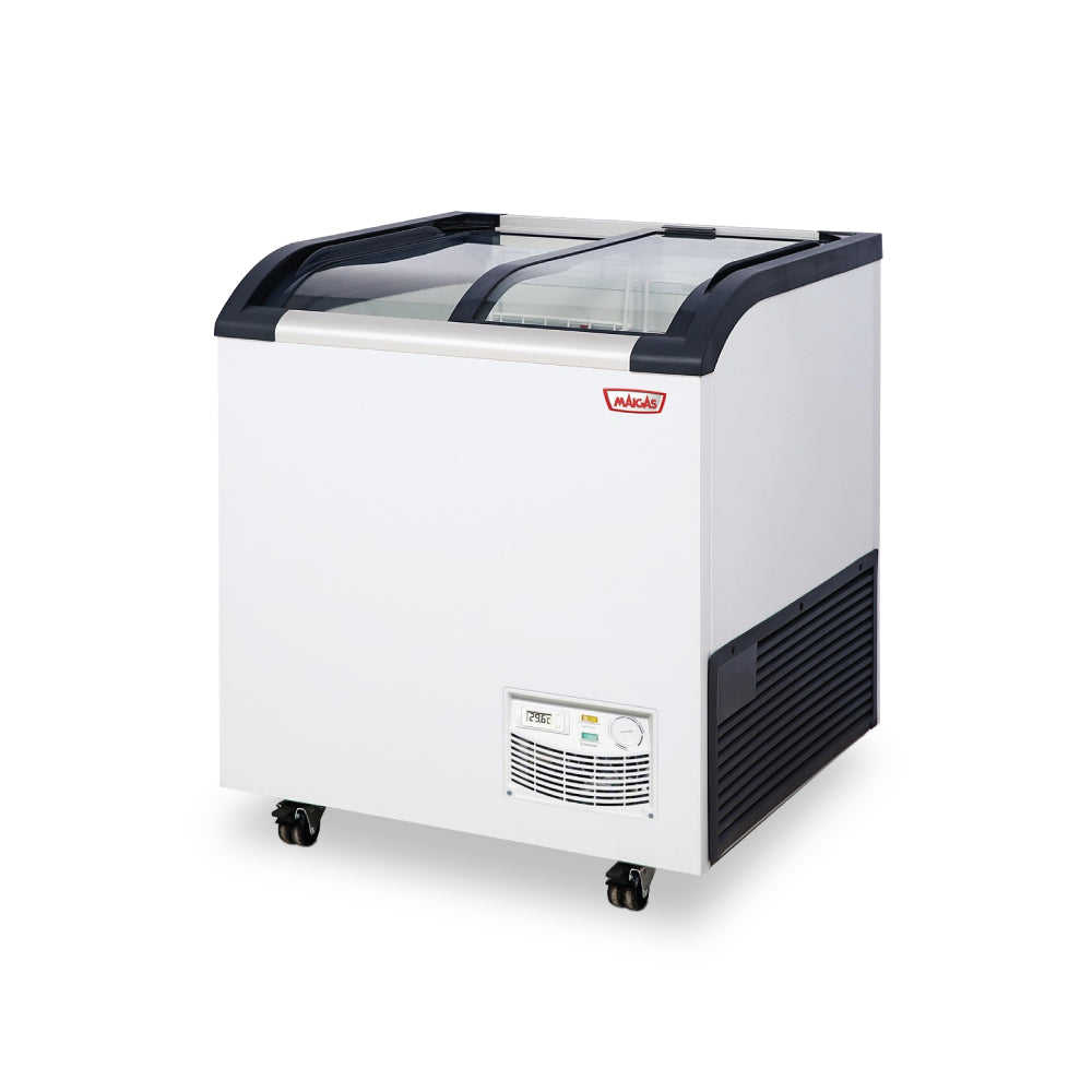 CONGELADOR DUAL TIPO ISLA VIDRIO CURVO DE 163 L| SD220Q| Maigas