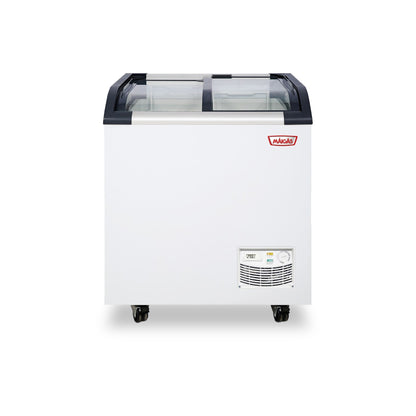 CONGELADOR DUAL TIPO ISLA VIDRIO CURVO DE 163 L| SD220Q| Maigas