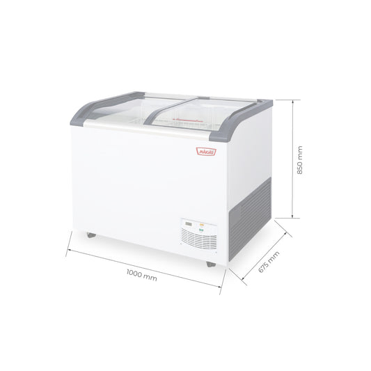 CONGELADOR DUAL TIPO ISLA VIDRIO CURVO DE 285 L |SD320Q | Maigas