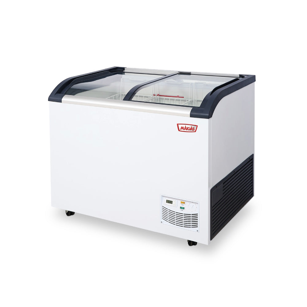 CONGELADOR DUAL TIPO ISLA VIDRIO CURVO DE 377 L | SD420Q |Maigas