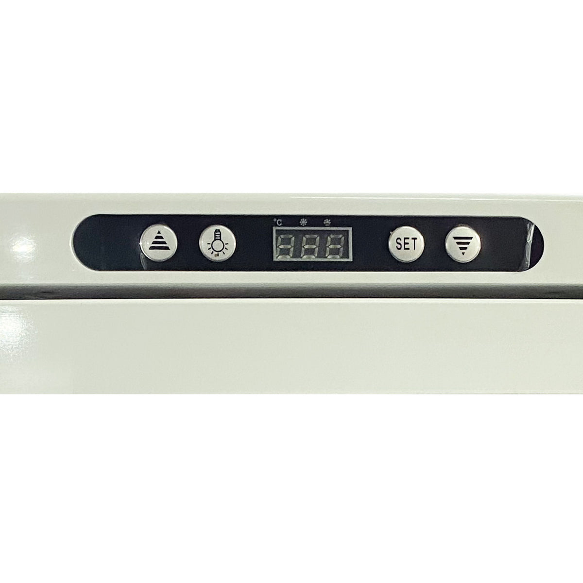 Vitrina pastelera vertical 288 lt. Blanca