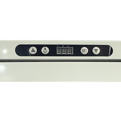 Vitrina pastelera vertical 288 lt. Blanca