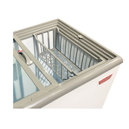 CONGELADOR DUAL TAPA DE VIDRIO 199 Lts.